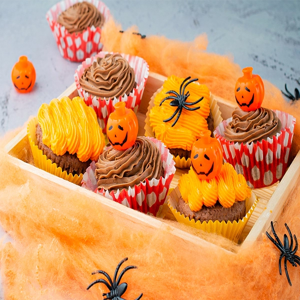 Halloween Choc Chip Cupcakes